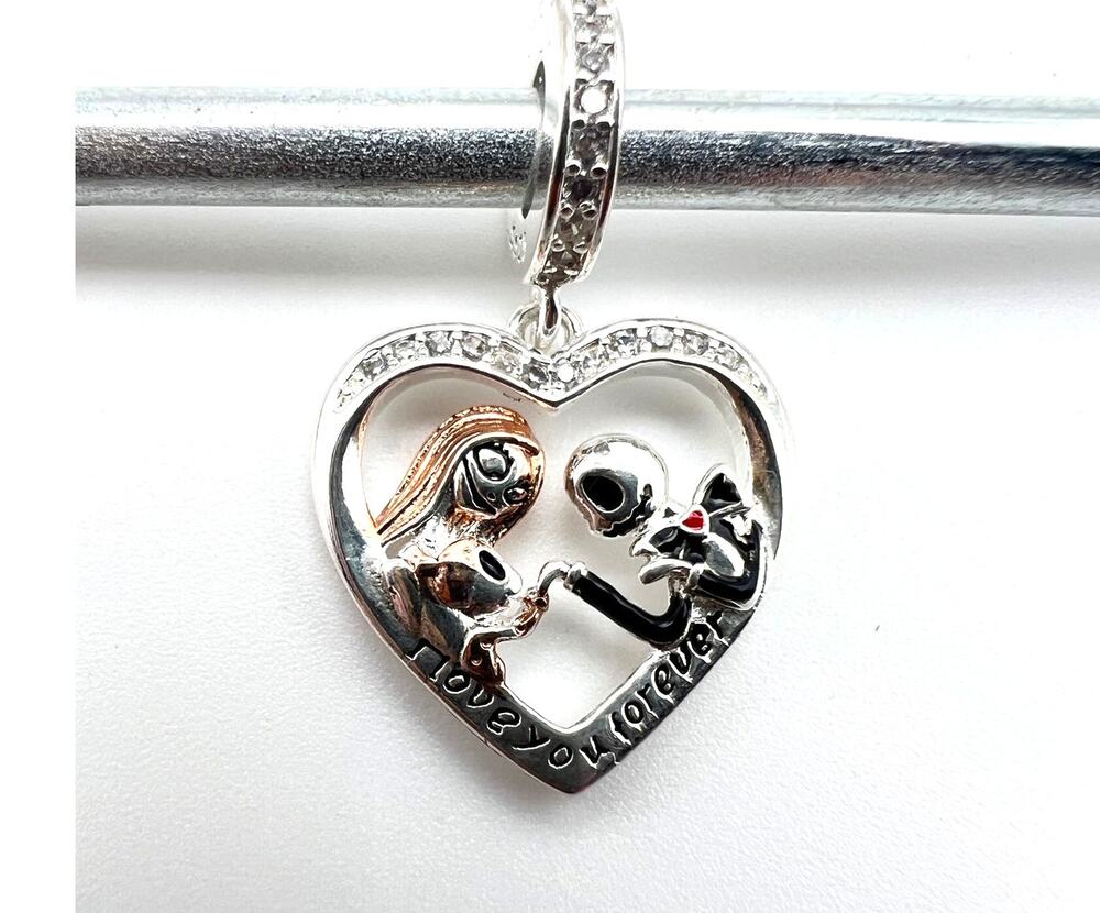NEW Jack & Sally Family Charm for European Chains